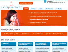 Tablet Screenshot of laserpraktik.cz